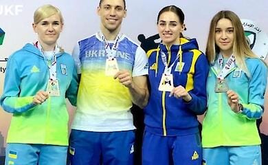 Чотири українці вибороли медалі етапу Прем'єр-ліги з карате