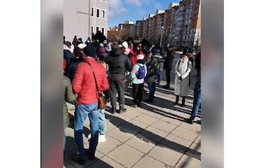 У Мінську люди починають виходити на антивоєнні протести