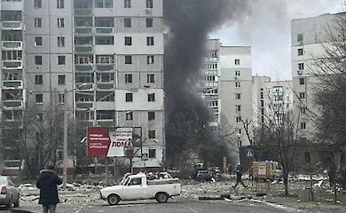 У Чернігові під авіаудар потрапив жилий квартал
