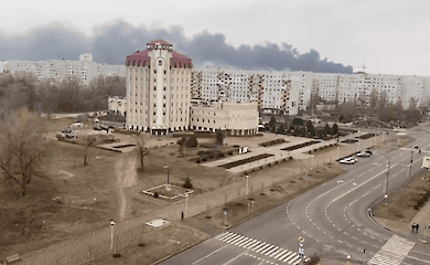 В Энергодаре российские оккупанты обстреляли блокпост перед Запорожской АЭС