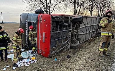 Автобус із біженцями з України потрапив у ДТП у Польщі