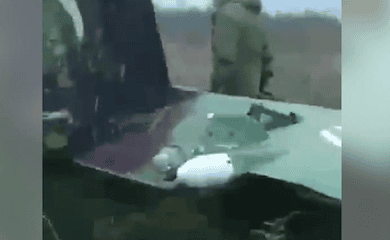З'явилося відео збитого російського Су-25 над Макаровом