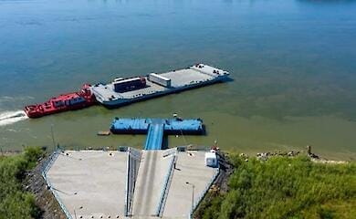 Поромну переправу між Україною та Румунією зробили безкоштовною