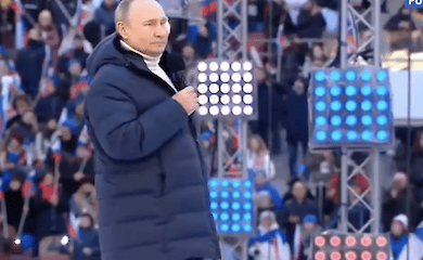 Путина освистали на митинге в «Лужниках»