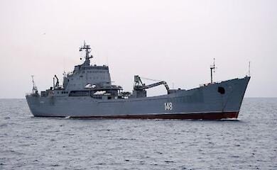 До порту Бердянська прибув десантний корабель РФ