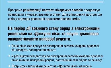МОЗ внесло изменения в программу "Доступні ліки"