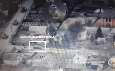 Оккупанты убили велосипедиста в Буче: видео