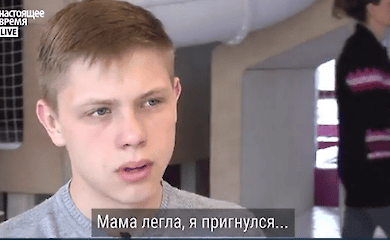 Мати померла від вибуху снаряда на очах сина (відео)