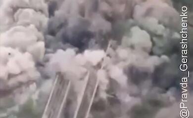 Українські військові підірвали залізничні мости на Луганщині (відео)