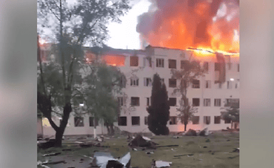 Появилось видео последствий ракетного удара РФ по Десне