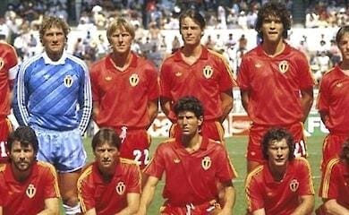 Игра сборной Бельгии на Чемпионате мира в 1986 году