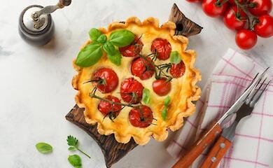 Как готовить мини-киши с помидорами черри