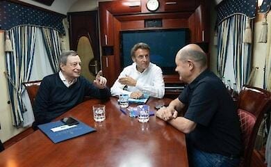 В Україну приїхали європейські лідери Макрон, Шольц та Драгі