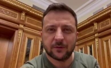 Зеленський записав відеозвернення у зв'язку з рішенням Єврокомісії