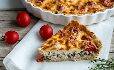 Кіш з куркою та грибами: простий рецепт