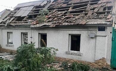 Последствия ночных обстрелов в Николаеве