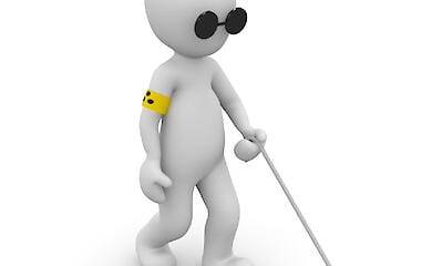 В Киеве незрячие люди смогут рассчитывать на дополнительную услугу