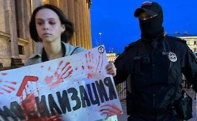 В России на протестах против мобилизации задержали более 1000 человек