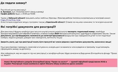 Жителі Київщини, які постраждали від війни, отримають фінансову допомогу від організації HIAS