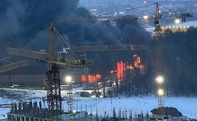 Під Москвою загорівся новий ТРЦ