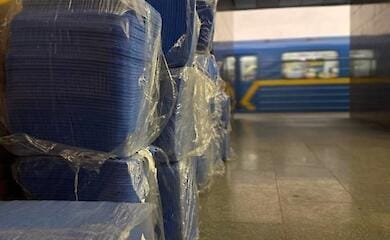 В метро Киева можно получить туристическое сидение на время тревоги
