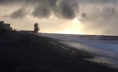 Взрыв подводной мины прогремел на берегу моря в Грузии