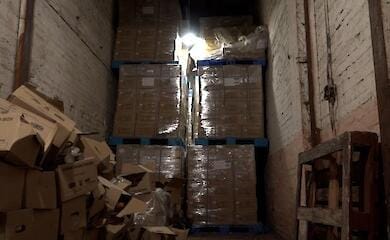 На складах у Києві знайдено 500 т гниючої гуманітарки
