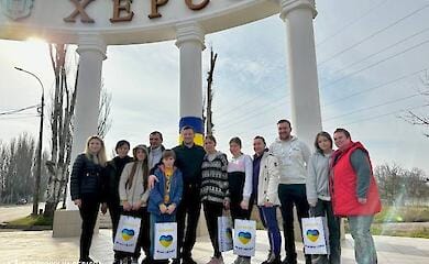 Украинские дети вернулись домой в Херсонскую область