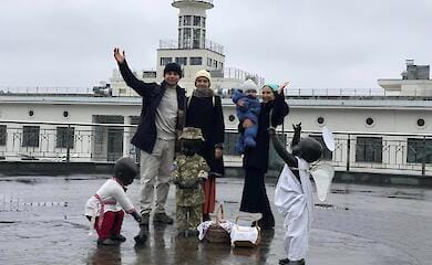 Малюки-засновники Києва на честь свята переодяглися