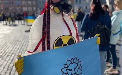 Экоактивисты провели ряд акций против российских преступлений на территории Украины