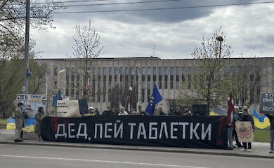 У Ризі російськомовні протестували проти "русского мира"