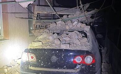 Последствия обстрела Никополя