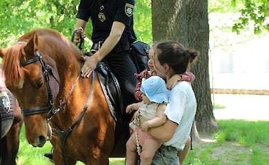 На улицы столицы вернули велопатруль и конную полицию