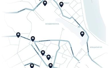 Пішохідна прогулянка інтерактивним маршрутом по Києву на День міста