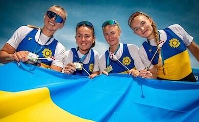 Женская сборная Украины по академической гребле стала чемпионом Европы