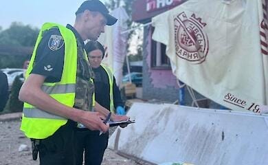 У поліції розповіли про наслідки нічної атаки на Київ