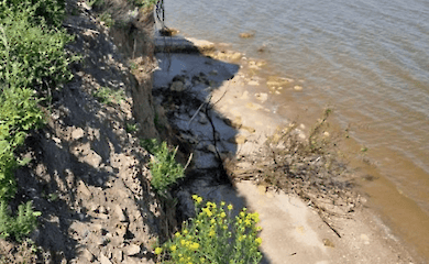Каховское водохранилище существенно обмелело - Минприроды