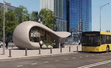 Первую остановку-укрытие в Киеве создадут с помощью технологии 3D-печати