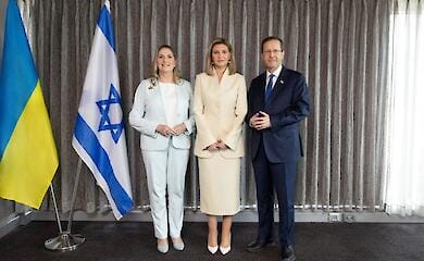 Сегодня с официальным визитом прибыла в Израиль Елена Зеленская