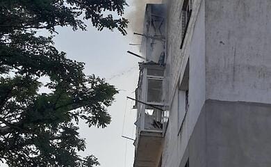 Пятиэтажный дом в Николаевской области подвергся обстрелу оккупантами