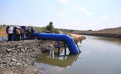 На Днепропетровщине начала работу первая нить водопровода, построенная после теракта на Каховской ГЭС