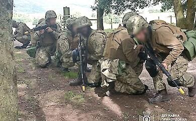 Украинские пограничники вернулись из Великобритании, где проходили подготовку