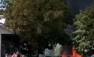 Опубликованы кадры последствий обстрела Константиновки (видео, фото)
