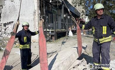 Патрульна поліція показала перші хвилини після російського удару в Черкасах