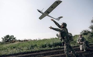 Російський Курськ знову атакував безпілотник