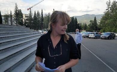 Саакашвили посетила жена и заявила о разводе