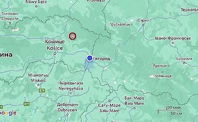 На Закарпатті ввечері 9-го жовтня стався землетрус магнітудою 4,5