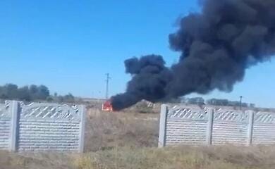 Ворожий безпілотник атакував ритуальний транспорт на кладовищі Херсонщини, є поранені
