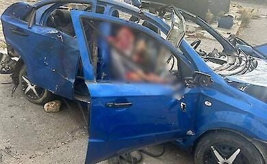 Российский беспилотник атаковал гражданский автомобиль в Бериславе