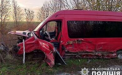 В Тернопольской области в ДТП пострадали пассажиры автобуса